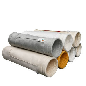 مرشح كيس 600gsm مادة Nomex Aramid PTFE غشاء مرشح كيس غير منسوج